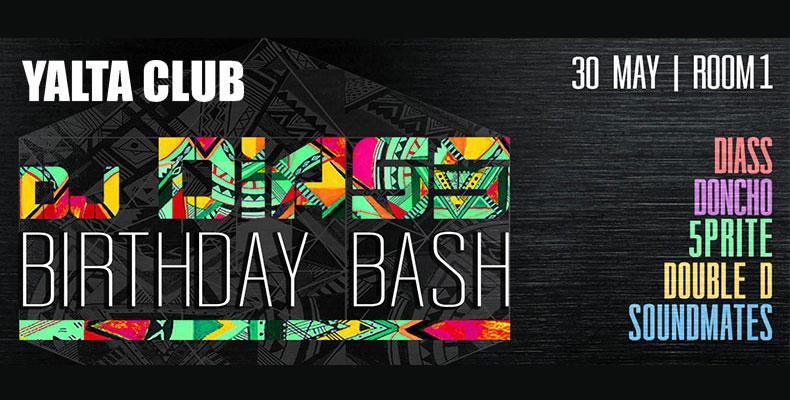 DJ Diass празнува рожден ден на 30 май в YALTA CLUB