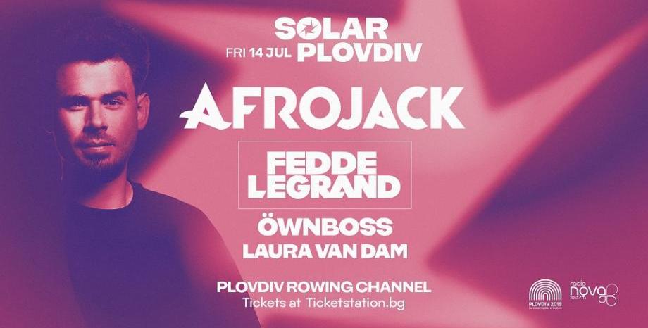 Afrojack за първи път в България за SOLAR Plovdiv 2023