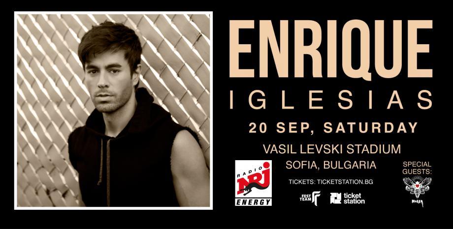 ENRIQUE идва на 20 септември! МОЛЕЦ ще бъдат български съпорт! ENRIQUE идва на 20 септември! МОЛЕЦ ще бъдат български съпорт!