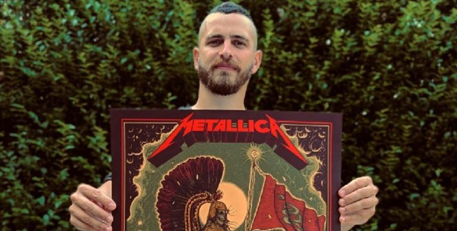 Български илюстратор нарисува официален постер на Metallica