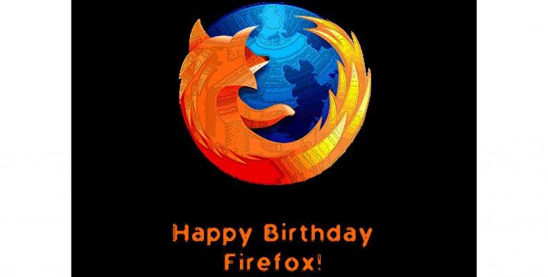 Firefox празнува рожден ден