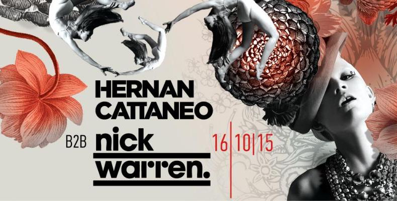Hernan Cattaneo и Nick Warren с 'back 2 back' сет в YALTA CLUB на 16 октомври (петък)