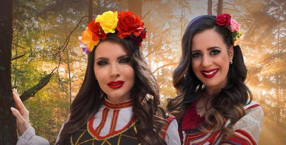 Теодора и Радостина Николова с първи дует Теодора и Радостина Николова с първи дует