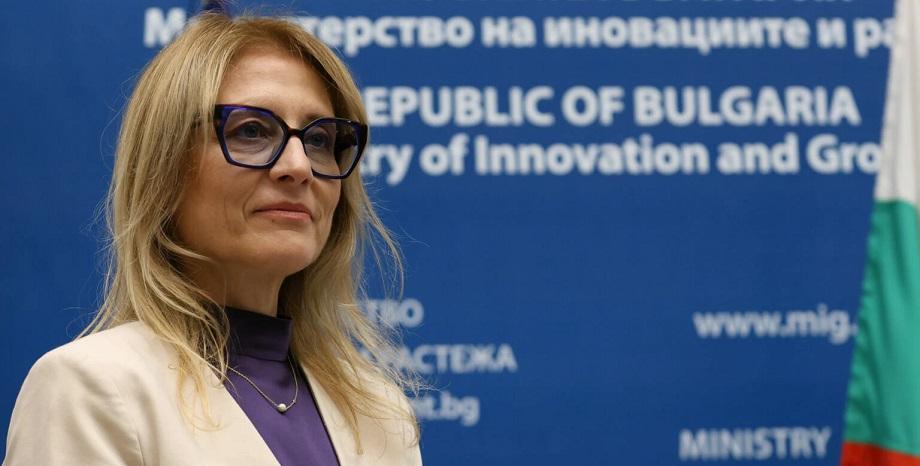 Министър Стойчева: Отворихме за кандидатстване процедура за близо 300 млн. лв. за внедряване на иновации в бизнеса Министър Стойчева: Отворихме за кандидатстване процедура за близо 300 млн. лв. за внедряване на иновации в бизнеса