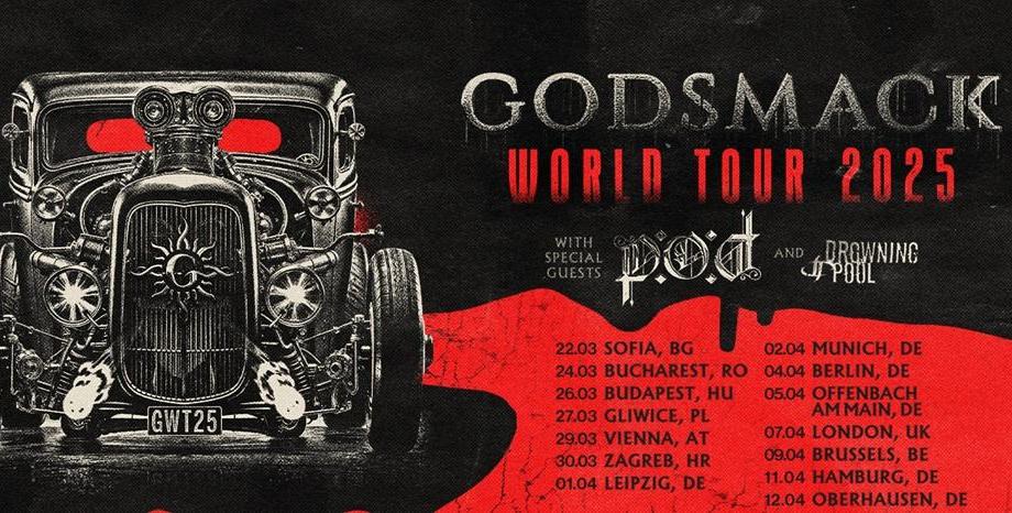 Поради големия интерес пускат допълнителни билети за концерта на GODSMACK в София