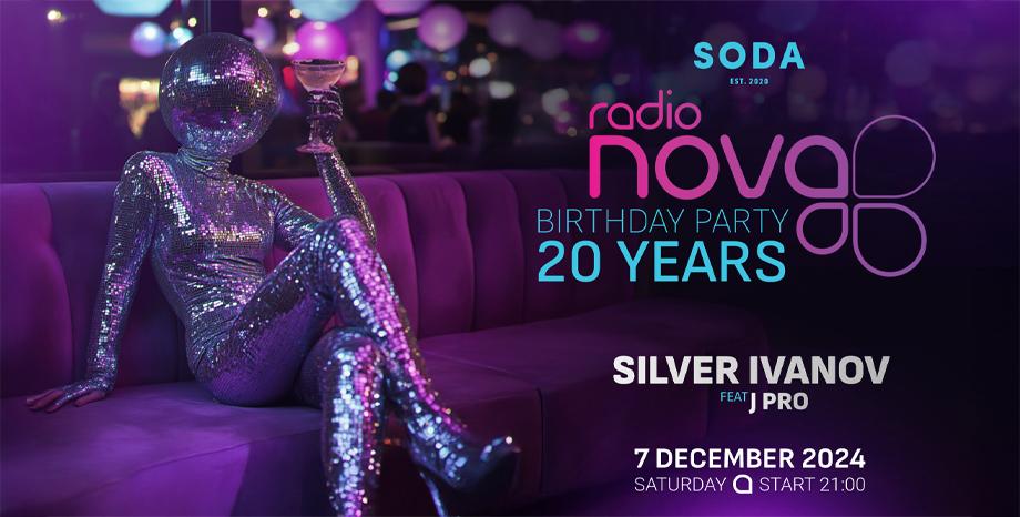 20 години Радио NOVA 20 години история на предпочитаната електронна и хаус музика у нас